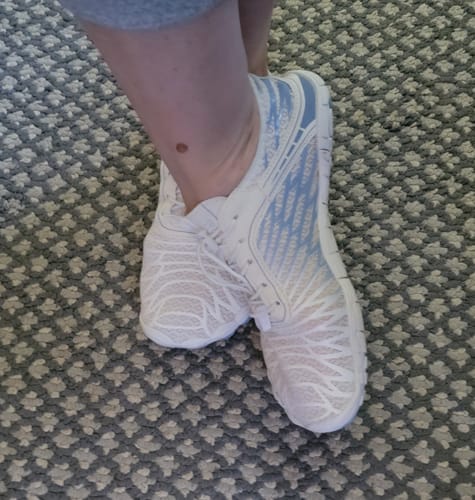 Customer photo review of Lazuli Pro - Healthier and Comfortable Feet with Barefoot Shoes (BOGO)