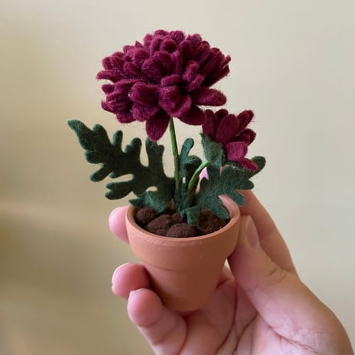 Customer photo review of Premium Wool Blend Craft Felt By Yard