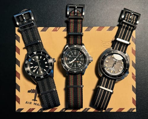 Customer photo review of 007 Bond Nylon Strap- Five Eye (AVAILABLE NOW)