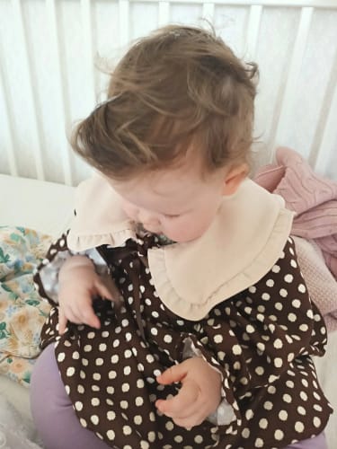 Customer photo review of Polka Dot Ribbon Dress