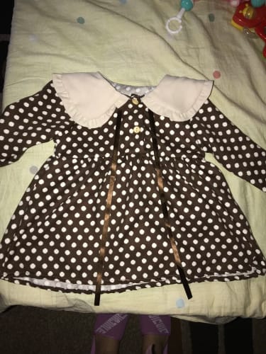 Customer photo review of Polka Dot Ribbon Dress