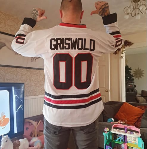 Customer photo review of Christmas Style 'Griswold' Hockey Jersey