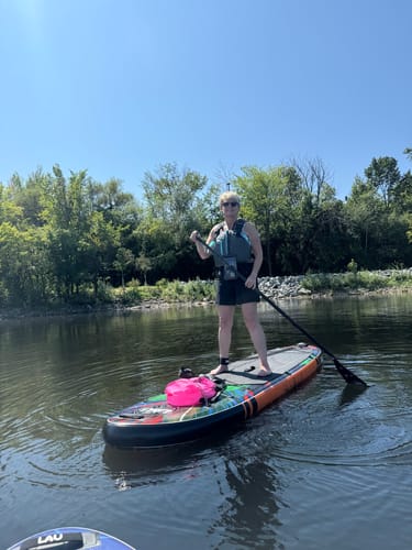 Customer photo review of Herbal- 10'6 All-around- Paddle board gonflable