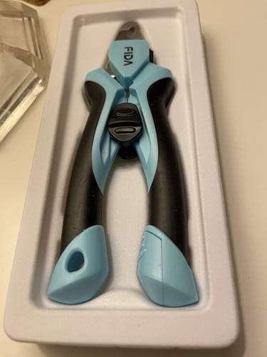 Customer photo review of FIDA Dog Nail Clippers with LED Light