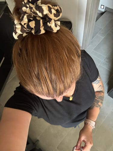Customer photo review of LEO - Printed Scrunchie