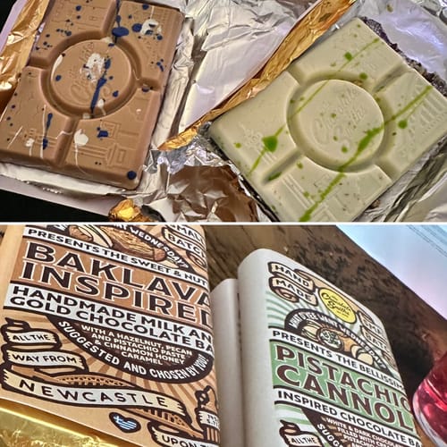 Customer photo review of Baklava Inspired What D' Yee Want Wednesday Chocolate Bar 145g