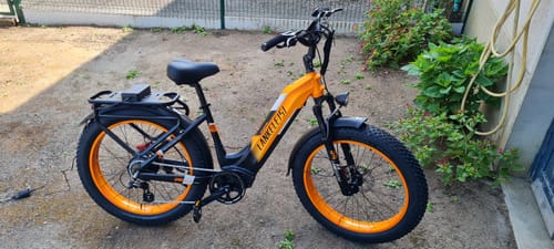 Customer photo review of Lankeleisi MG600 Plus 1000W Bafang Motor 26" Fat Bike All Terrain SUV E-Bike 48V 20Ah Samsung Battery