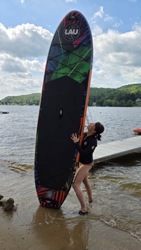 Customer photo review of Herbal- 10'6 All-around- Paddle board gonflable