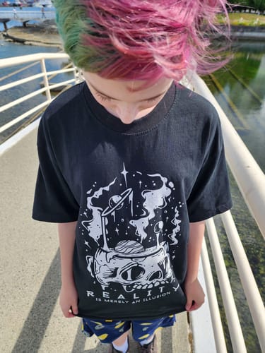 Customer photo review of Reality Tee