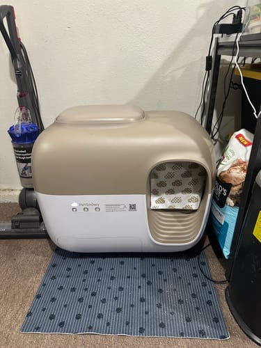 Customer photo review of Self-Cleaning Litter Box