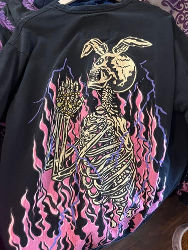 Customer photo review of Pray For Me Crew Neck Sweatshirt