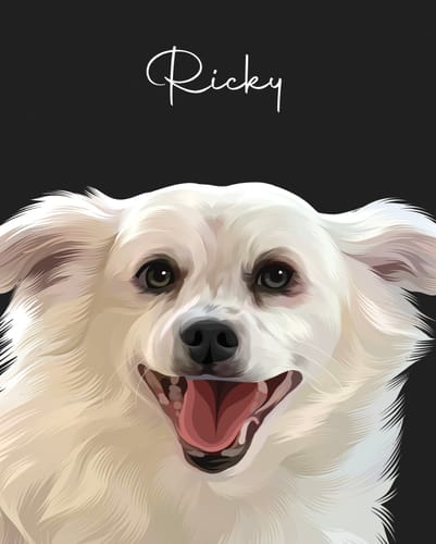 Customer photo review of Pet Art Canvas Wrap