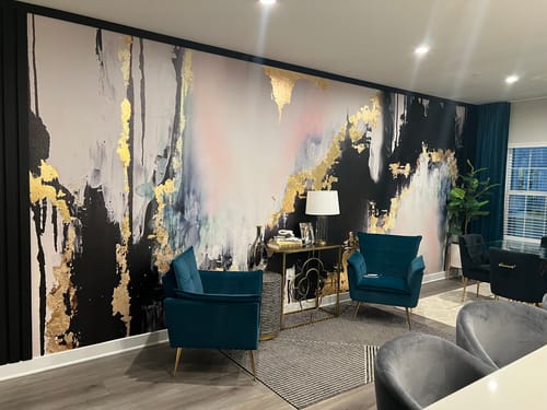 Customer photo review of “Speakeasy” Wallpaper Wall Mural