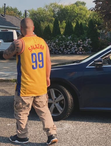 Customer photo review of Colombia Custom Basketball Jersey