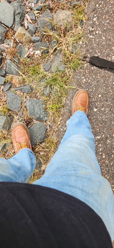 Customer photo review of 8 Inch Moc Toe Boot