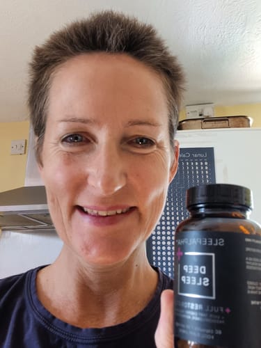 Customer photo review of Deep Sleep + Full Restoration With Added Tart Cherry And Passion Flower