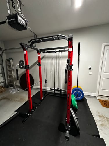 Customer photo review of MAJOR FITNESS All-In-One Home Gym Power Rack Package PLM03