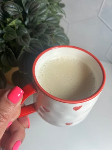 Customer photo review of White Chocolate Bone Broth Powder
