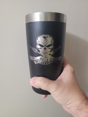 Customer photo review of (6) 20 oz. Custom Engraved Tumblers