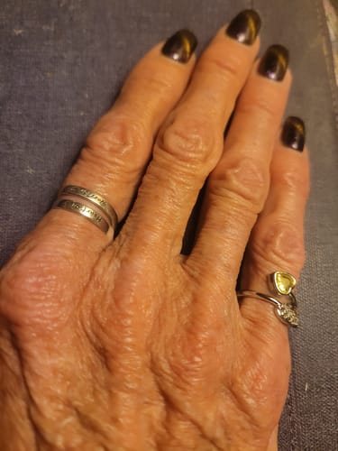 Customer photo review of Heart Of A Warrior Ring