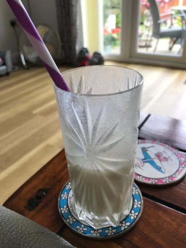 Customer photo review of Slim Meal Replacement | 34 Meals + Free Pink Shaker