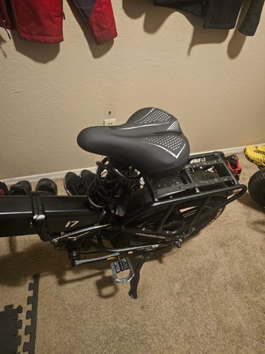 Customer photo review of High Resilience Soft Foam Sponge Bicycle Cushion,Waterproof Bicycle Seat