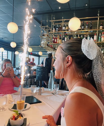 Customer photo review of Olivia Clip On Earrings in Gold