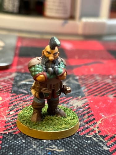 Customer photo review of Dwarf 03 - Tabletop Miniature