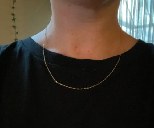 Customer photo review of Beam Chain - Solid 9ct Gold