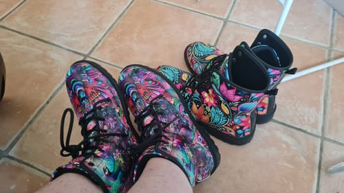 Customer photo review of Psy Peacock Boots