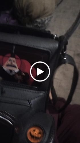 Customer video review of Loungefly Disney Nightmare Before Christmas Mayor Car Figural Crossbody - Preorder