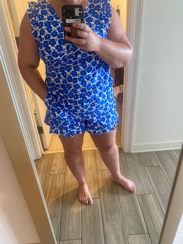 Customer photo review of ginger swim romper