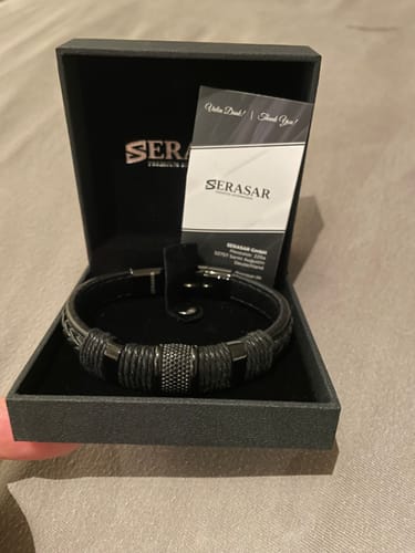Customer photo review of Lederarmband "Ring"
