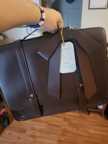 Customer photo review of Summer Garden Romance Bow Briefcase