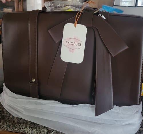 Customer photo review of Summer Garden Romance Bow Briefcase