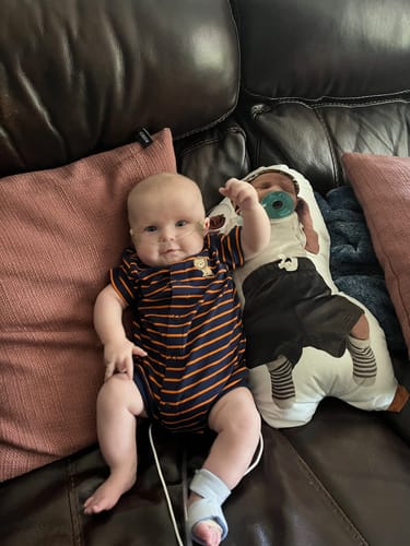 Customer photo review of Photo Birth Pillow