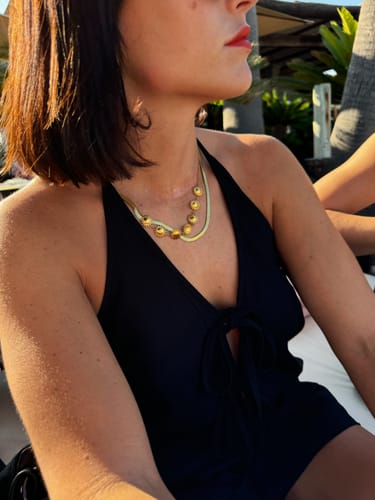 Customer photo review of Sun Necklace