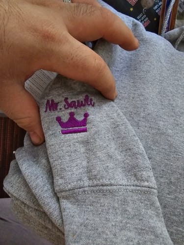 Customer photo review of Custom on Sleeve (1st)