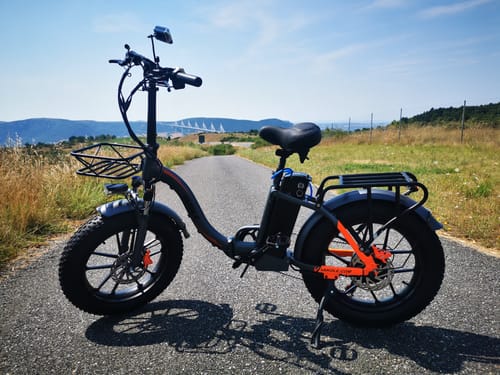 Customer photo review of Vakole Y20 Pro 20" Foldable Step-through Electric Fat Bike with 20Ah Samsung Battery Support APP
