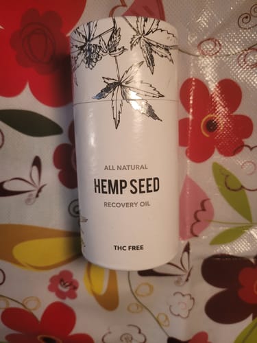 Customer photo review of Hemp Seed Recovery Oil