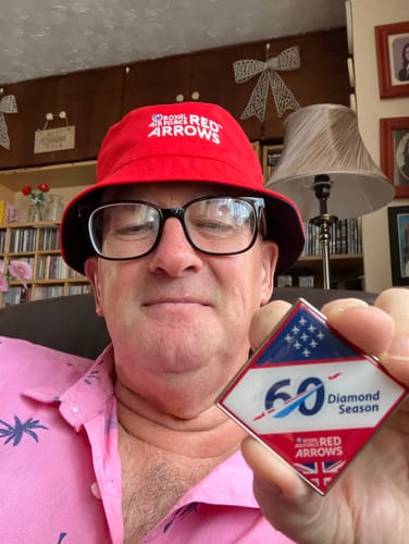 Customer photo review of Red Arrows - RAF Reversible Hat