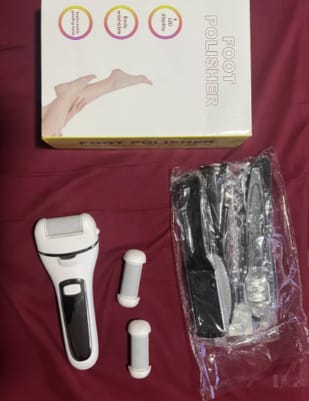 Customer photo review of Removedor Eléctrico Recargable de Callos y Durezas para Pies