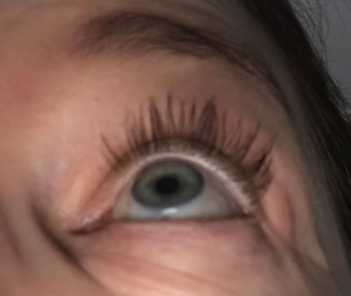 Customer photo review of LASH SERUM