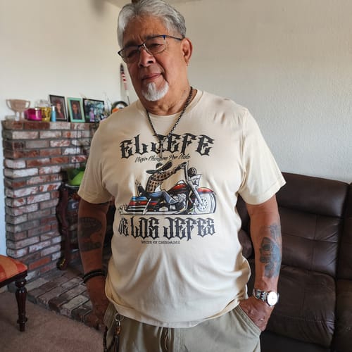 Customer photo review of Premium Bella Canvas El Jefe De Los Jefes T-shirt