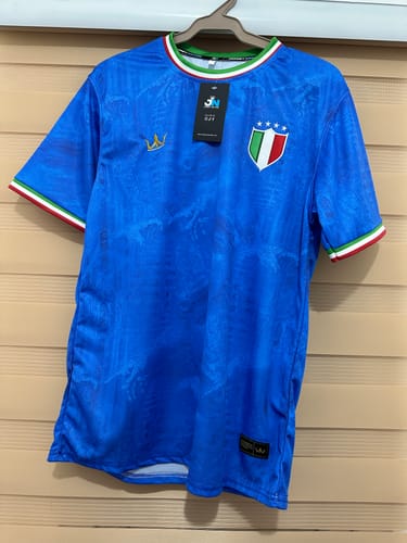 Customer photo review of Italy Custom Football Jersey