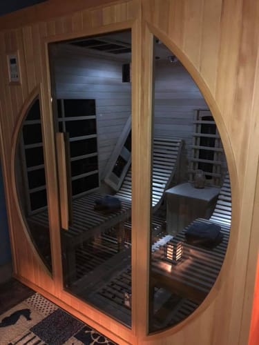 Customer photo review of Smartmak® 2 People Indoor Infrared Sauna Room with Mobile-app Control System - Relax 1