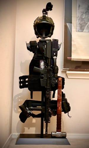 Customer photo review of Tactical Gear Rack Gen2