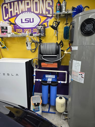 Customer photo review of Grandfalls Retractable Pressure Washer Cover