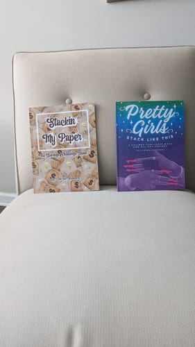 Customer photo review of Pretty Girls Stack Like This - (Over $84,000 worth of saving challenges)