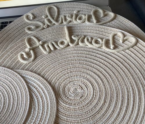 Irene review of Tovaglietta Americana Personalizzata con Nome image 1 out of 1